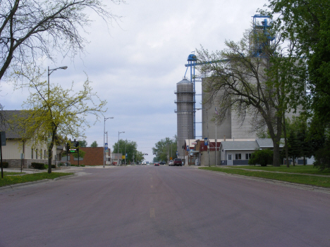 Street scene, Heron Lake Minnesota, 2014