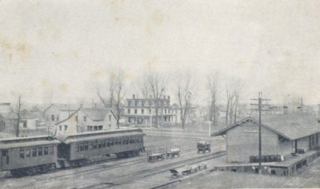 Depot, Heron Lake Minnesota, 1910's