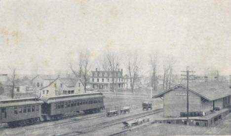 Depot, Heron Lake Minnesota, 1910's