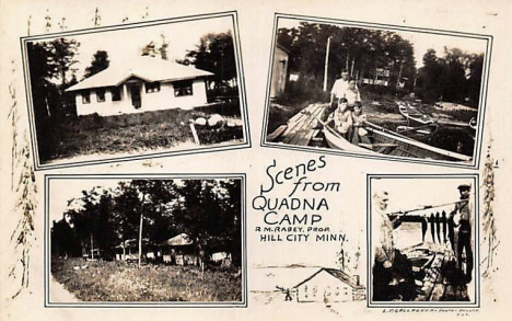 Scenes from Quadna Camp, Hill City Minnesota, 1930's
