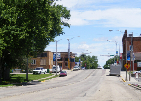 Street scene, Janesville Minnesota, 2014