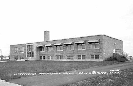 Lakefield Municipal Hospital, Lakefield Minnesota, 1945