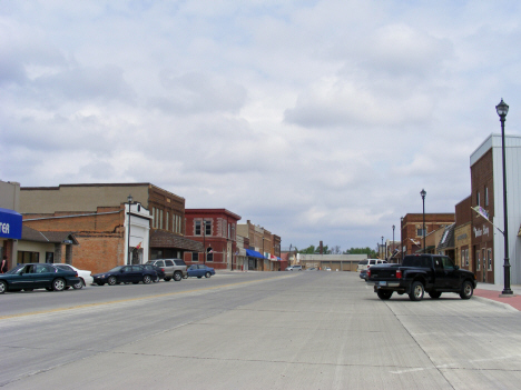 Street scene, Lakefield Minnesota, 2014