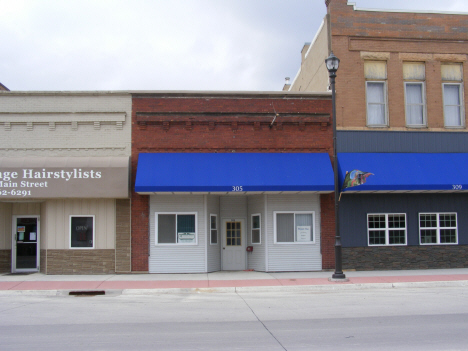 Street scene, Lakefield Minnesota, 2014