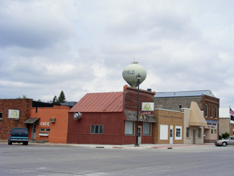 Street scene, Lakefield Minnesota, 2014