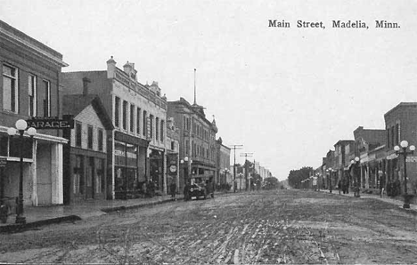 Main Street, Madelia Minnesota, 1920
