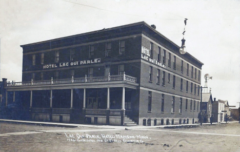 Lac Qui Parle Hotel, Madison Minnesota, 1910