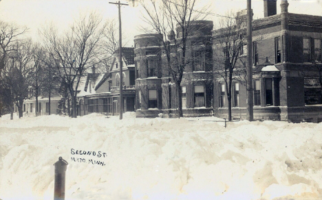 Second Street, Mankato Minnesota, 1909