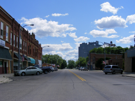 Street scene, Mapleton Minnesota, 2014