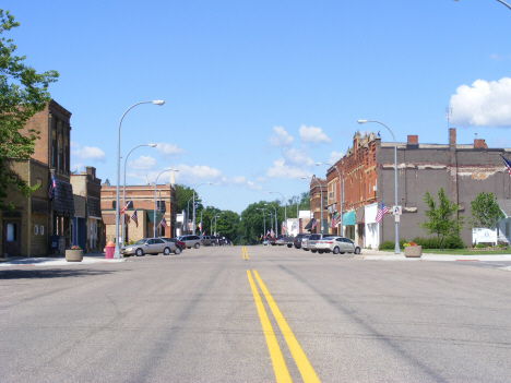 Street scene, Mapleton Minnesota, 2014