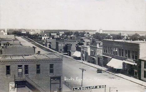 Birds eye view, Marietta Minnesota, 1913