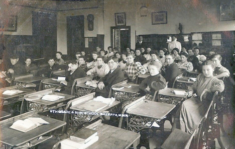 8th Grade and High School, Mazeppa Minnesota, 1908