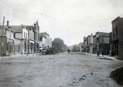 Main Street, Mazeppa Minnesota, 1908