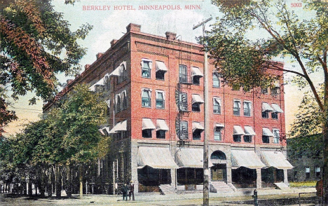 Berkley Hotel, Minneapolis Minnesota, 1908