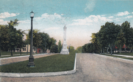 Sioux Indian Massacre monument, New Ulm Minnesota, 1927