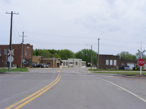 Street scene, Odin Minnesota, 2014