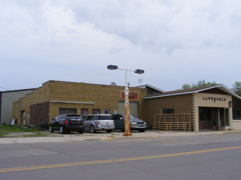 Street scene, Odin Minnesota, 2014