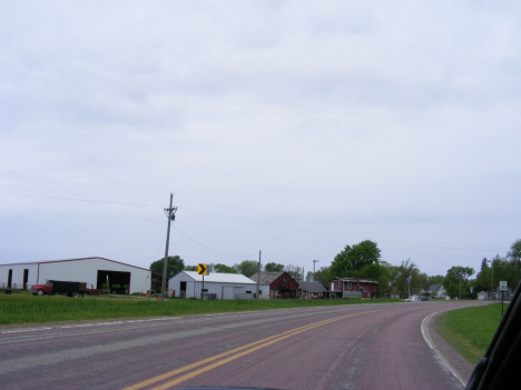 Street scene, Odin Minnesota, 2014