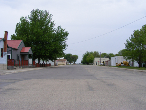 Street scene, Odin Minnesota, 2014