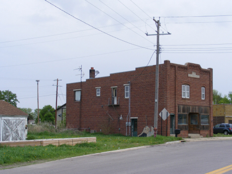 Street scene, Odin Minnesota, 2014