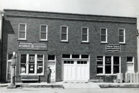 Okabena Implement Company, Okabena Minnesota, 1946