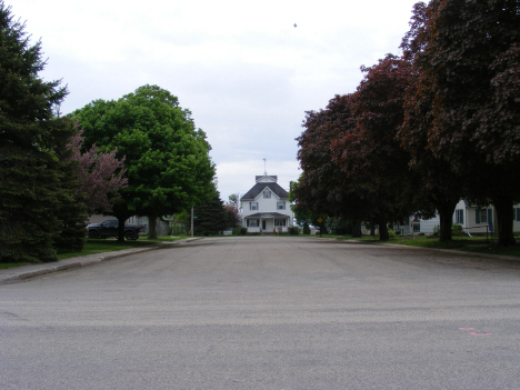 Street scene, Ormsby Minnesota, 2014