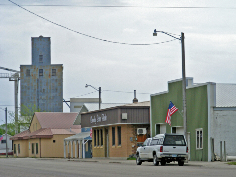 Street scene, Ormsby Minnesota, 2014