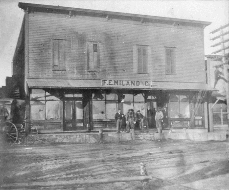 F. E. Miland and Company Store, Racine Minnesota, 1908