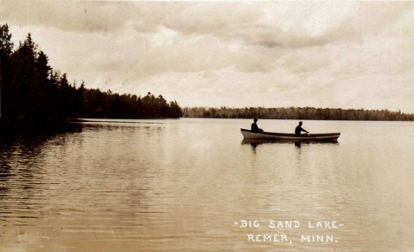 Big Sand Lake, Remer Minnesota, 1926