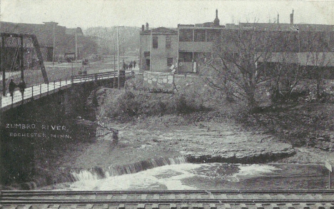 Zumbro River, Rochester Minnesota, 1900's