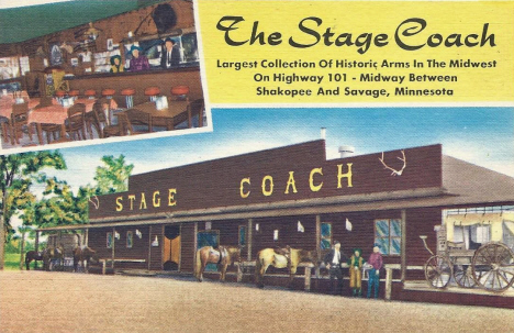 The Stage Coach, Shakopee Minnesota, 1950's