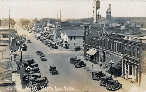 Main Street, Sleepy Eye Minnesota, 1929
