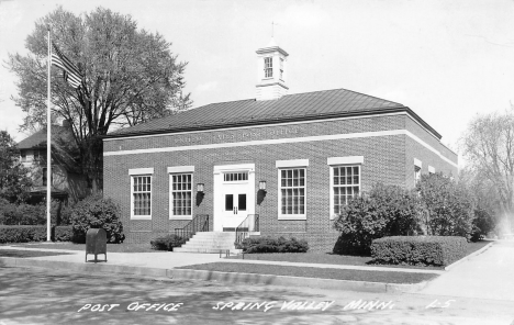 Post Office, Spring Valley Minnesota, 1950's