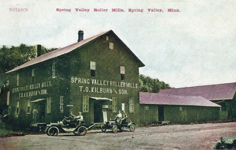 Spring Valley Roller Mill, Spring Valley Minnesota, 1910's