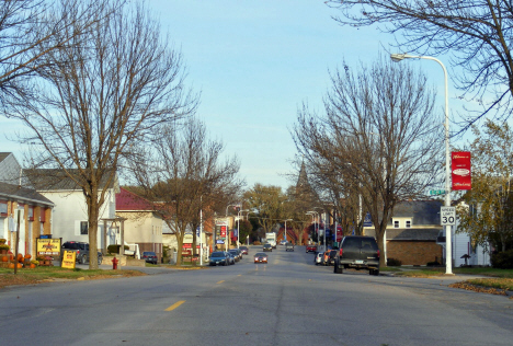 Street scene, Spring Valley Minnesota, 2009