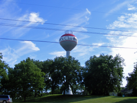 Water tower, St. Clair Minnesota, 2014