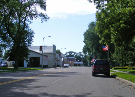 Street scene, St. Clair Minnesota, 2014