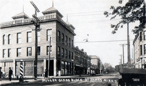 Miller Glass Block, St. James Minnesota, 1920's
