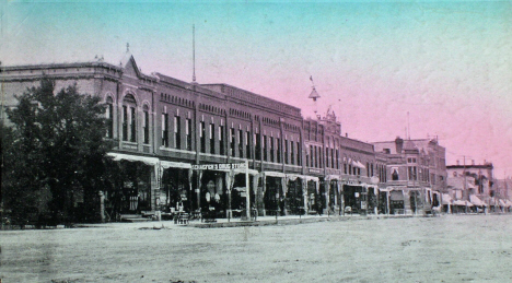 Street scene, St. Peter Minnesota, 1910
