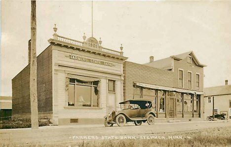 Farmers State Bank, Stephen Minnesota, 1922