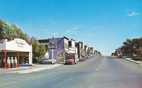 Street scene, Tower Minnesota, late 1950's