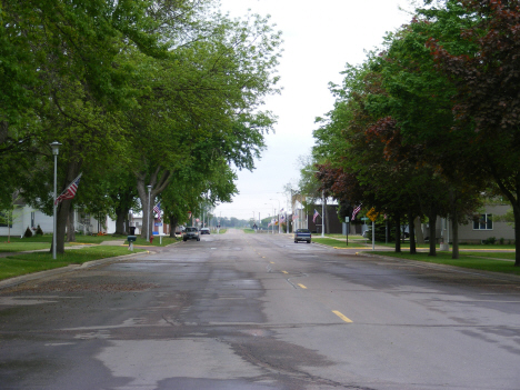 Street scene, Trimont Minnesota, 2014