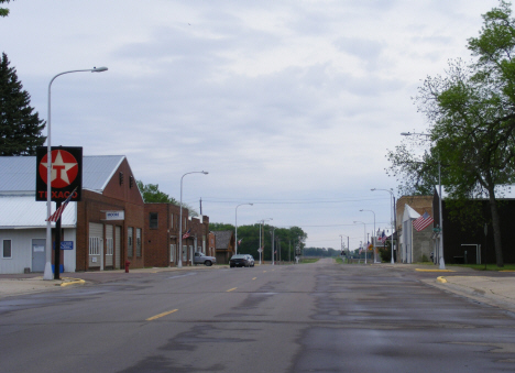 Street scene, Trimont Minnesota, 2014