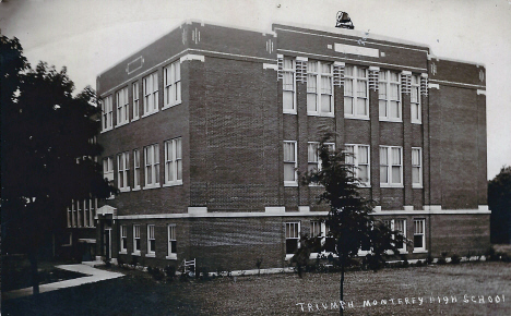 Triumph Monterey High School, Trimont Minnesota, 1910's?