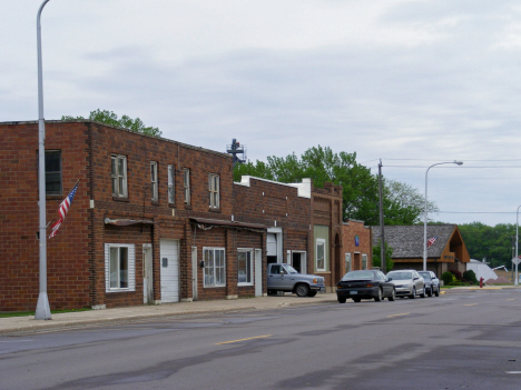 Street scene, Trimont Minnesota, 2014