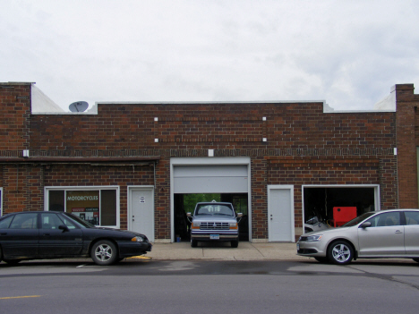 Motorcycle shop, Trimont Minnesota, 2014