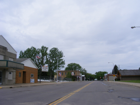 Street scene, Trimont Minnesota, 2014