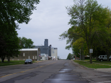 Street scene, Trimont Minnesota, 2014