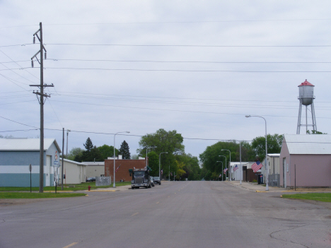 Street scene, Trimont Minnesota, 2014