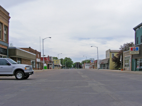 Street scene, Truman Minnesota, 2014